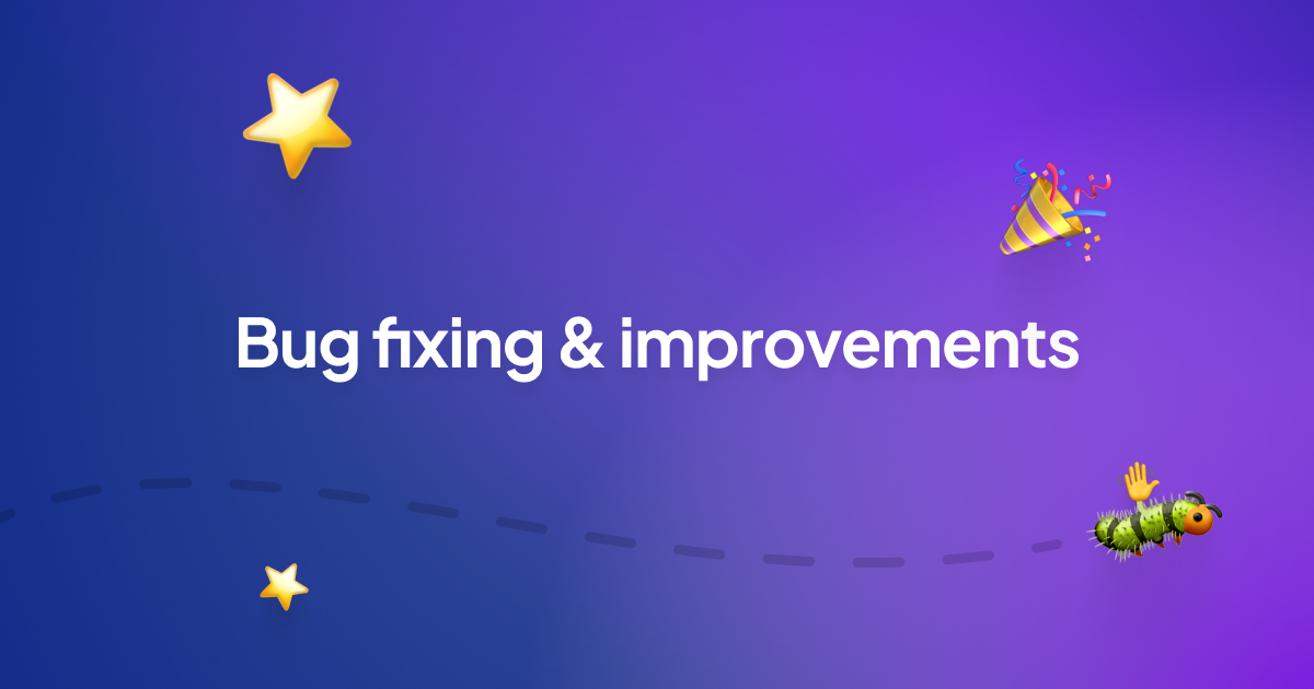 bug figing & improvements