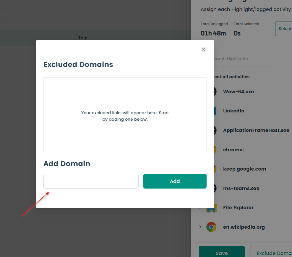 Exclude Domains 2