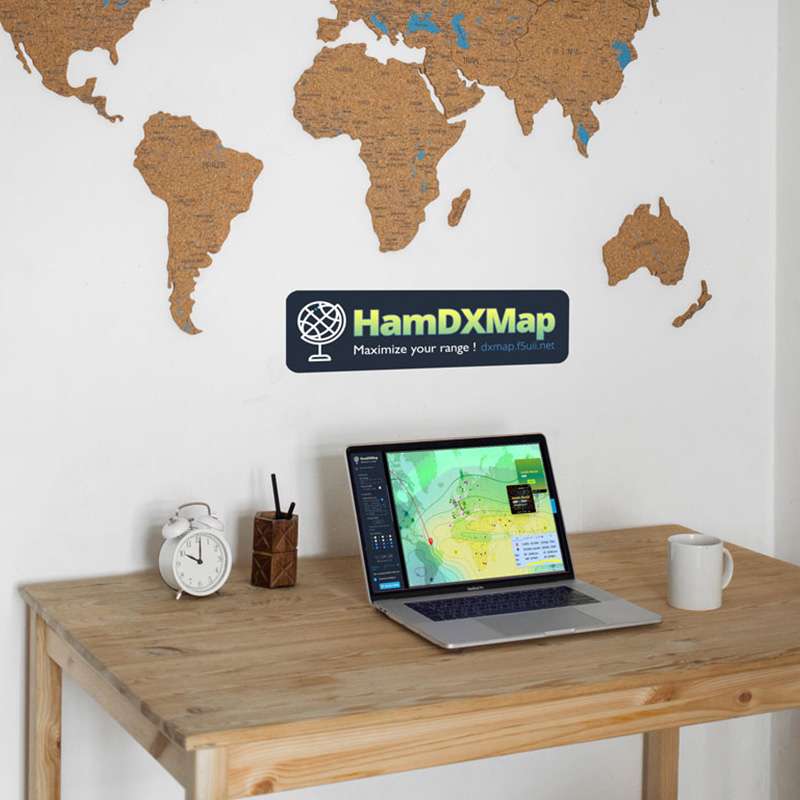 HamDXMap logo