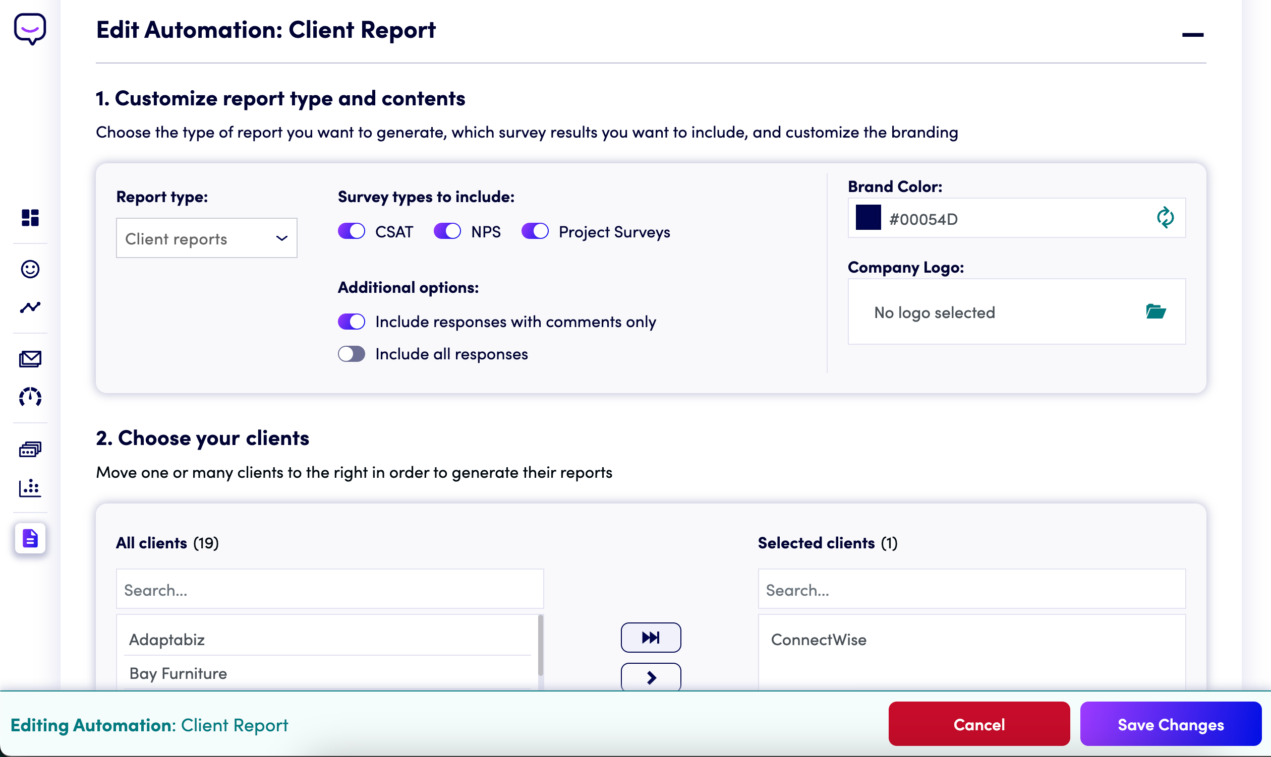 Edit Reports - Edit Flow