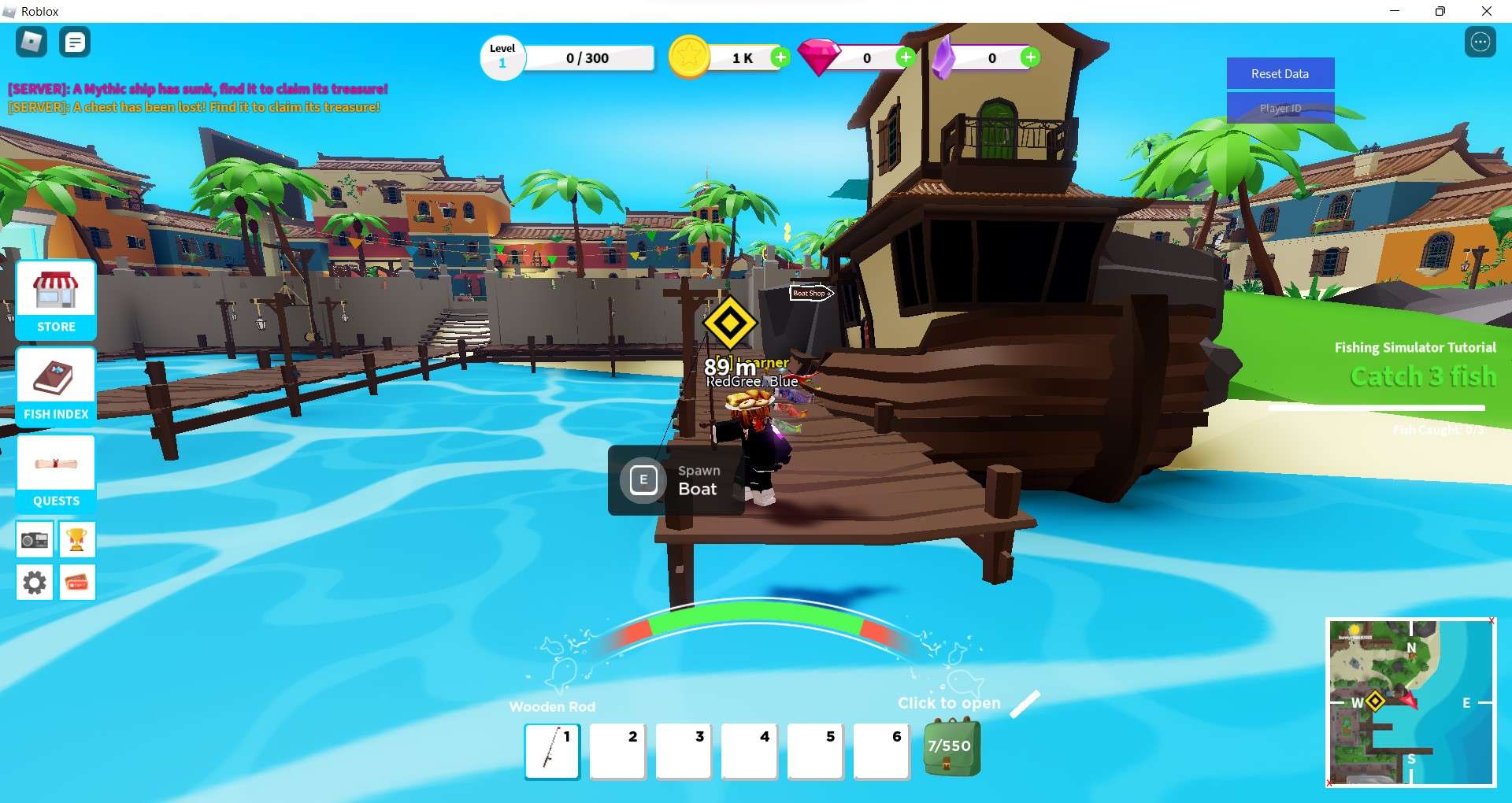 fishing rod not making fish escape Voters Fishing Simulator