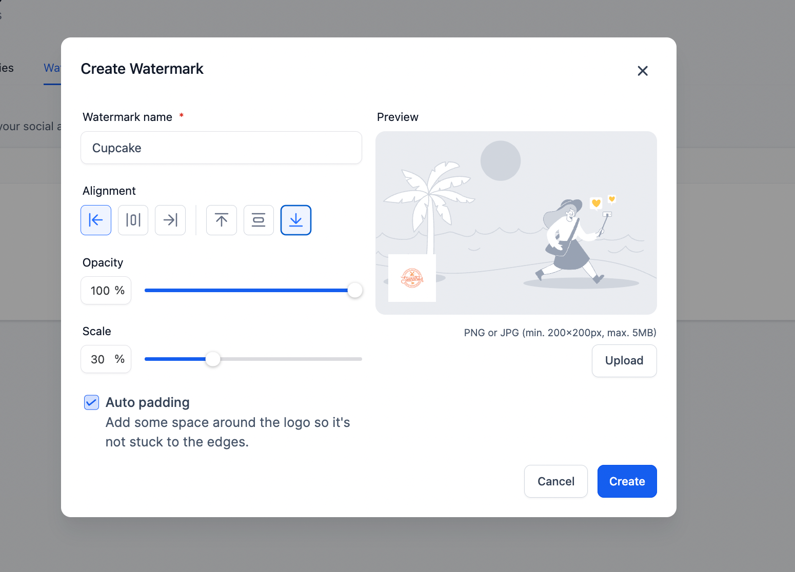 social planner watermark update