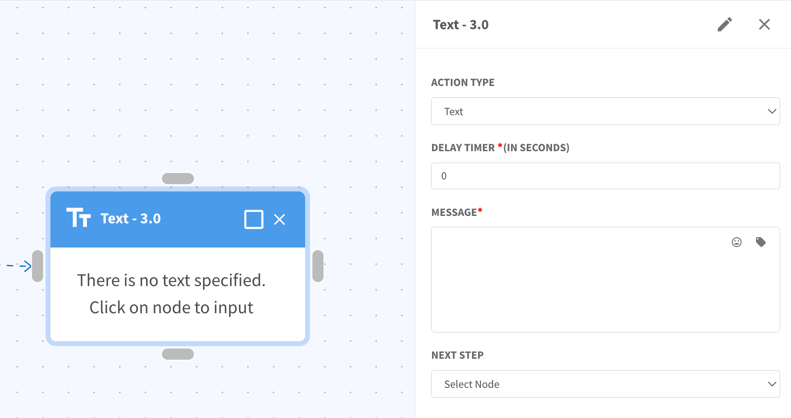 flowbuilder renaming of node