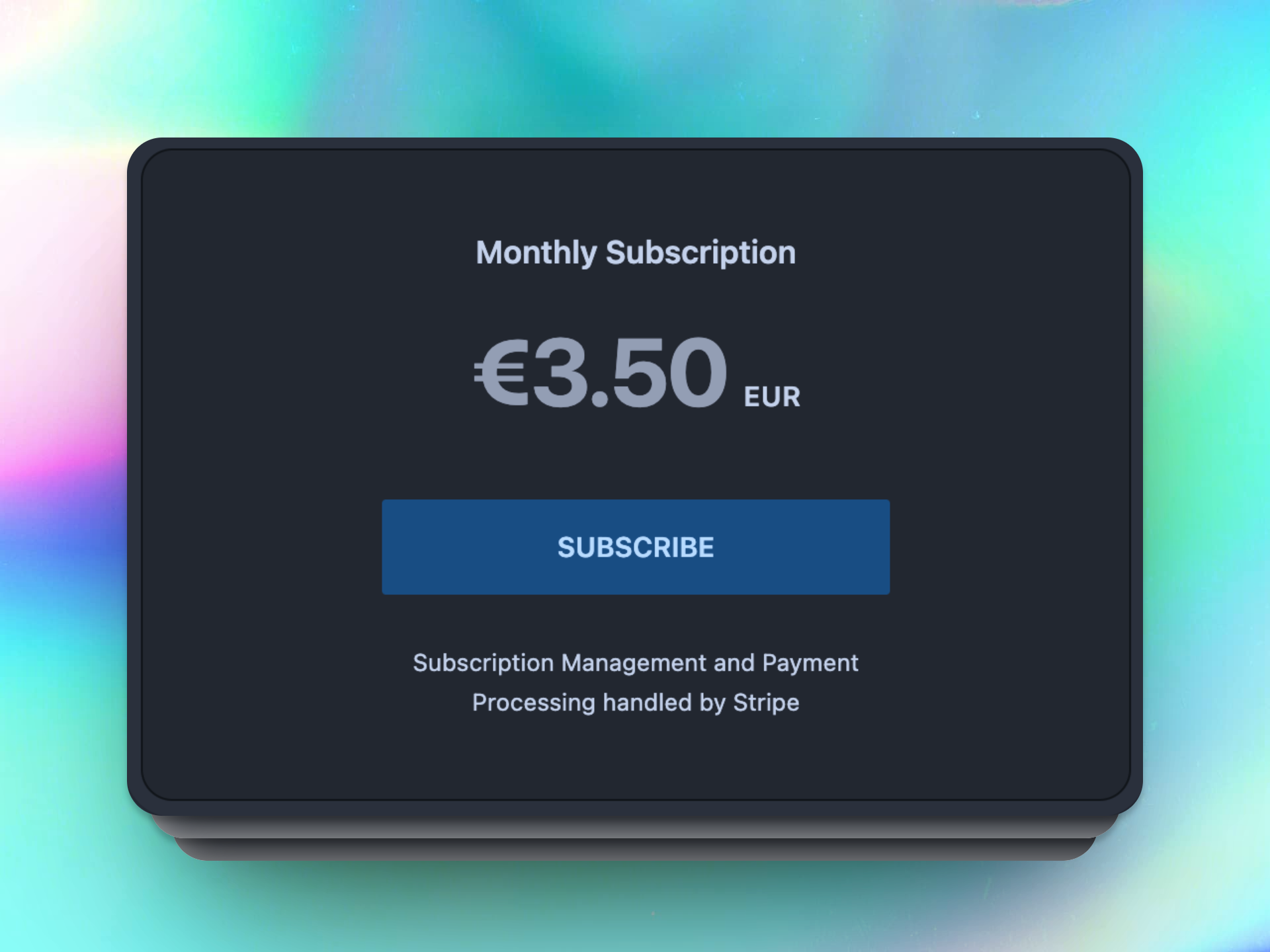 Euro Pricing