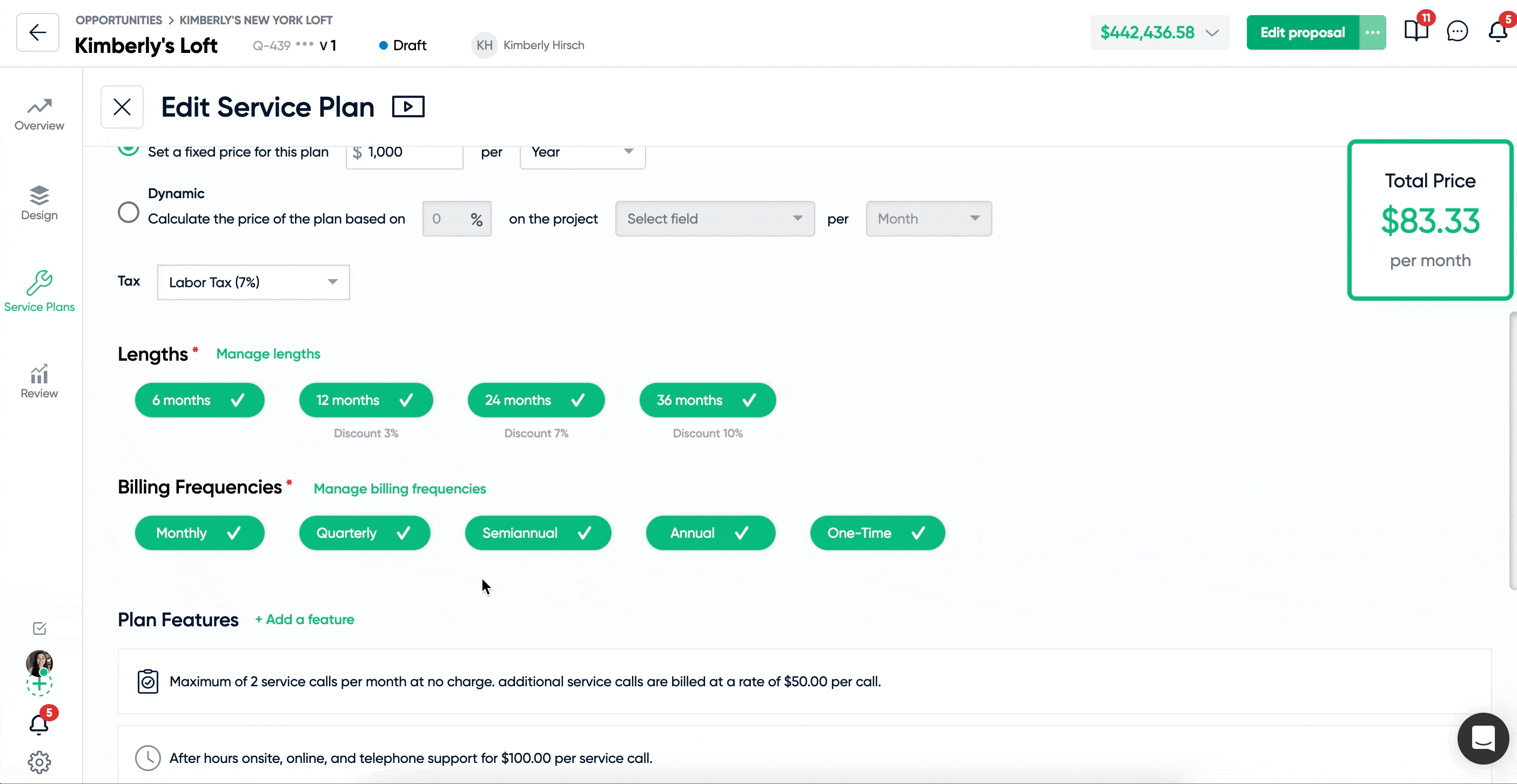 Billing Frequency Discount 