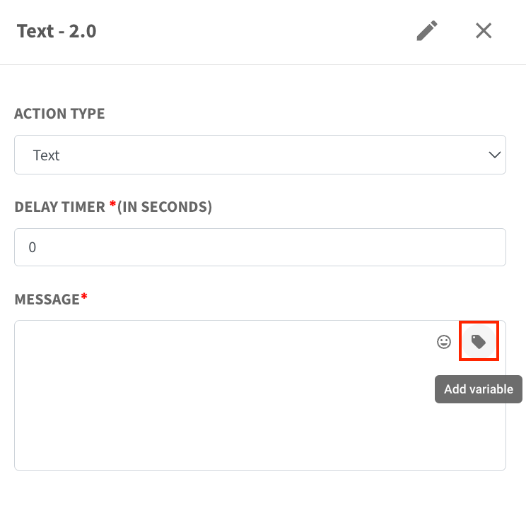 flowbuilder variable