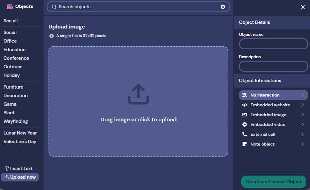 Image of the new drag and drop to uploading interface