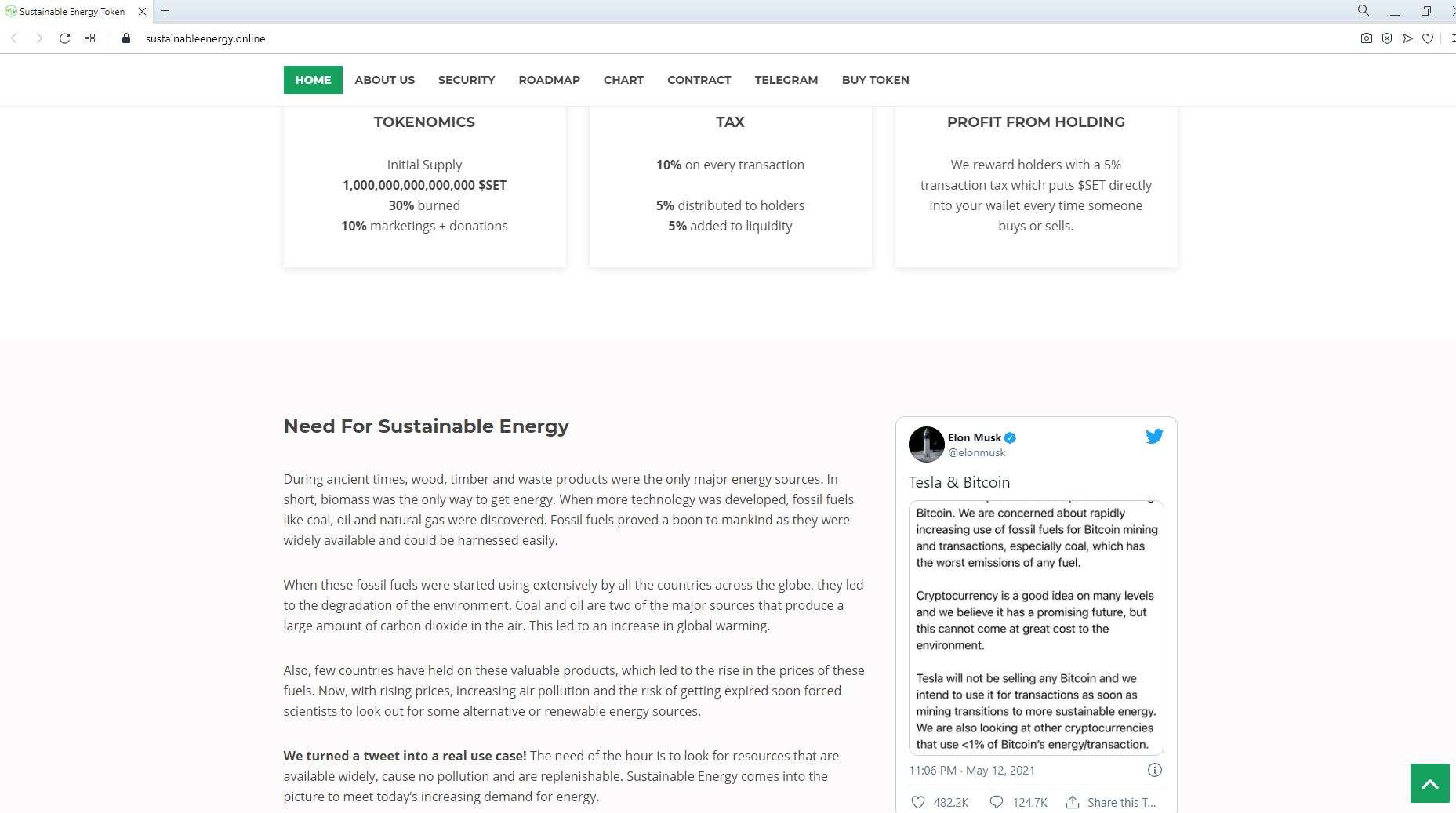SET - Sustainable Energy Token - https://sustainableenergy ...
