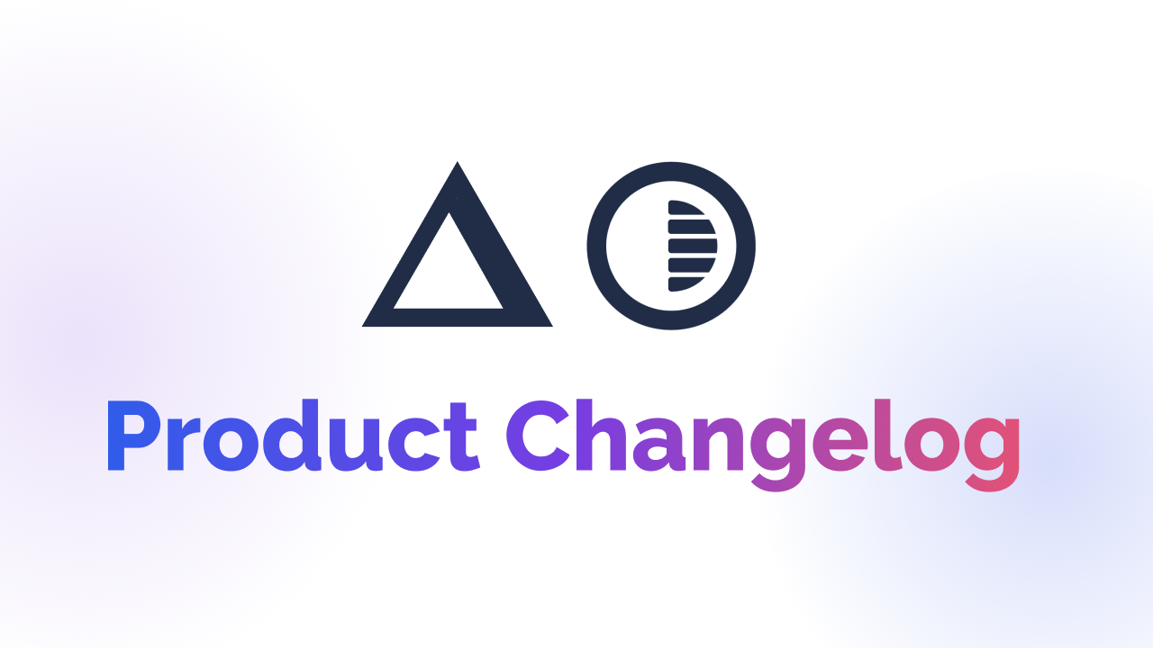 Product changelog (1)