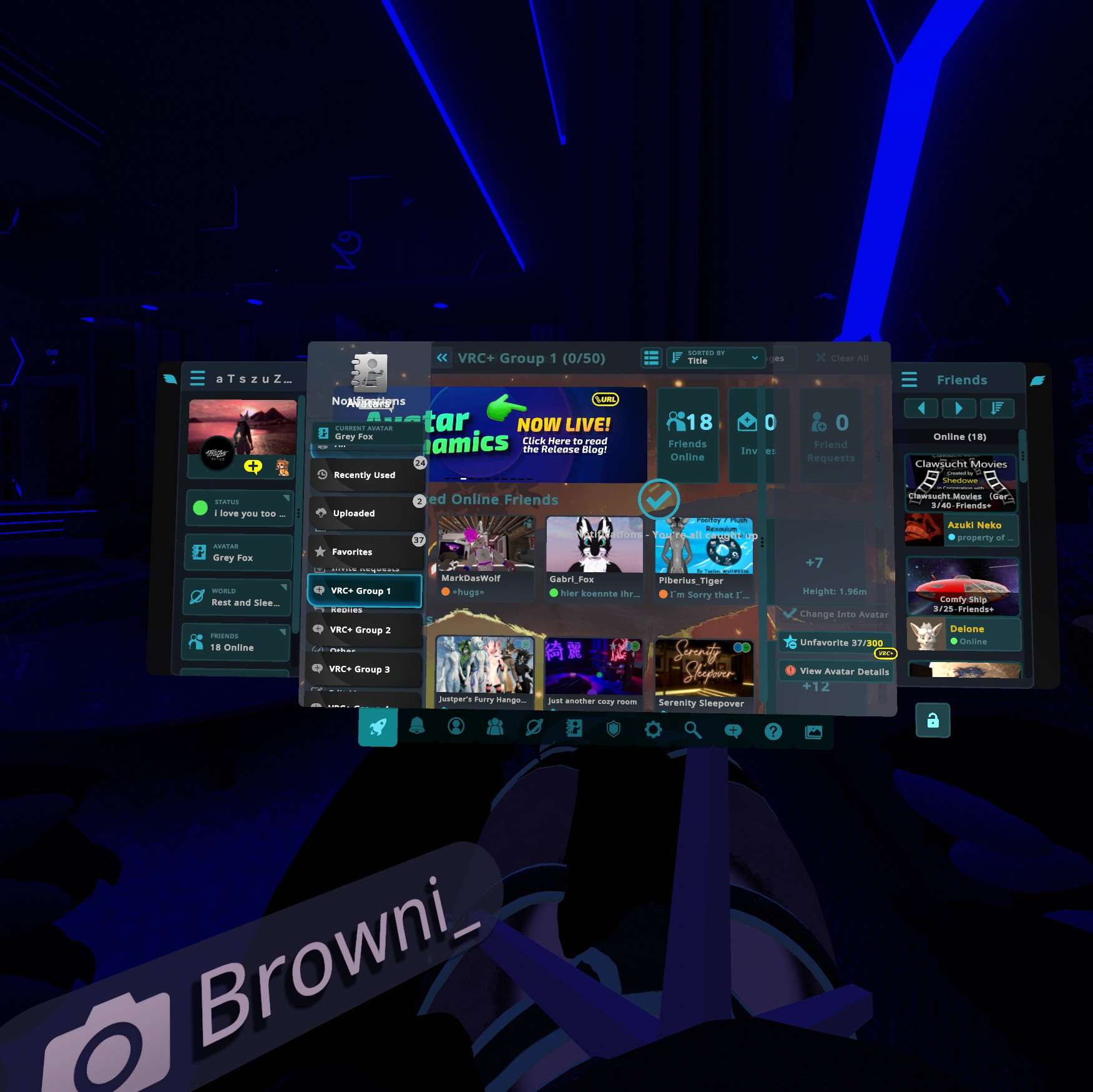 [1238] Main Menu bug | Voters | VRChat