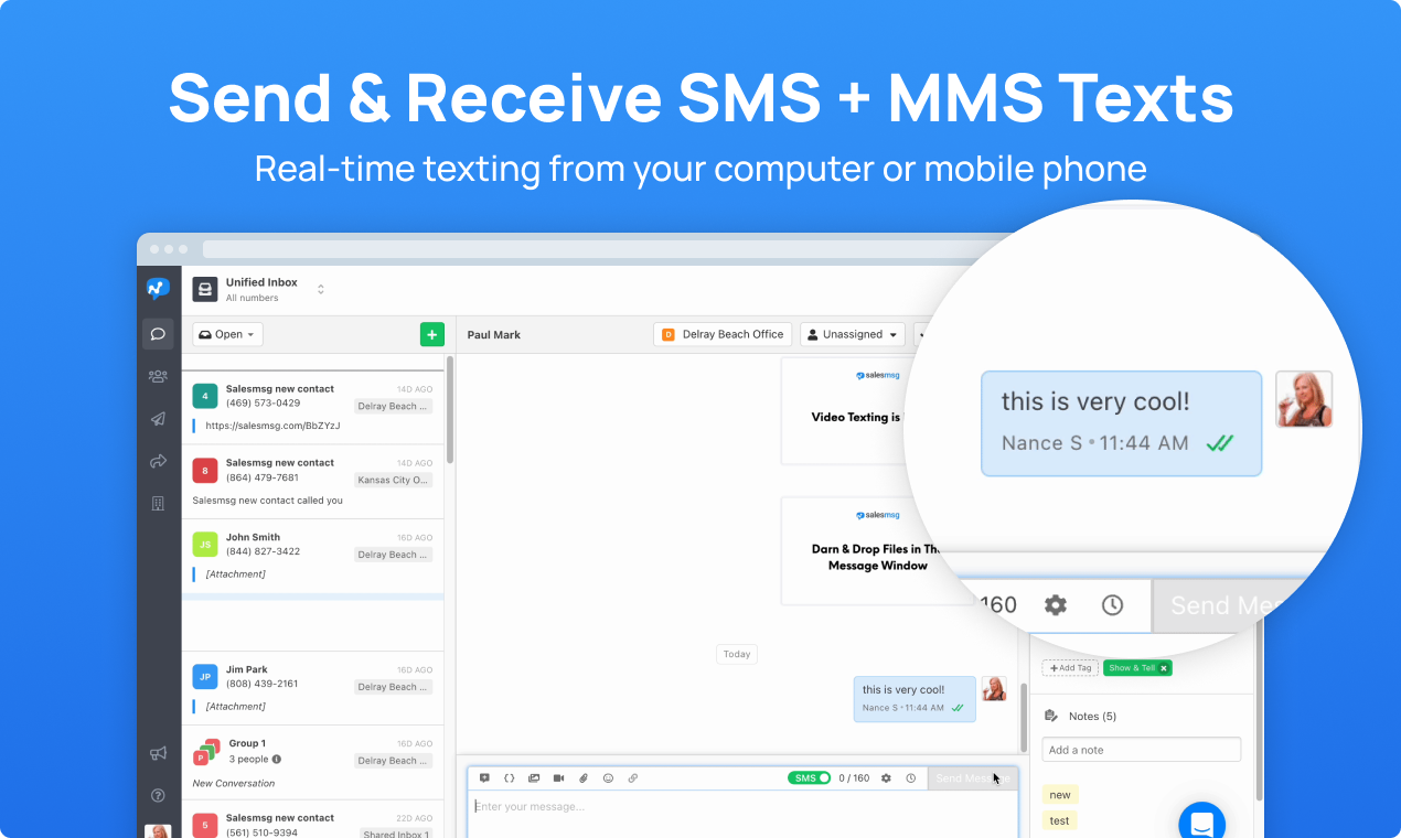 PH - Send SMS or MMS
